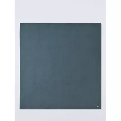 John Lewis Washed Waffle Bedspread Loch Blue | 250 x 260cm