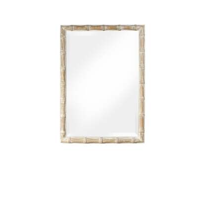 Baloo mirror in a natural whitewash finish