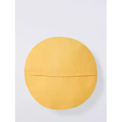 John Lewis Dolce Vita Round Cushion, Mimosa Mimosa | Dia.50 x D3.8cm