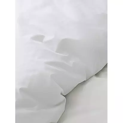 John Lewis Crisp & Fresh Egyptian Cotton Percale 200 Thread Count Bedding White | W220.00cm * D260.00cm
