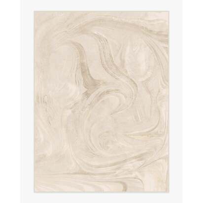 Marble Golden Ivory Flatwoven Rug - 275 x 365 cm - Rug + Pad System