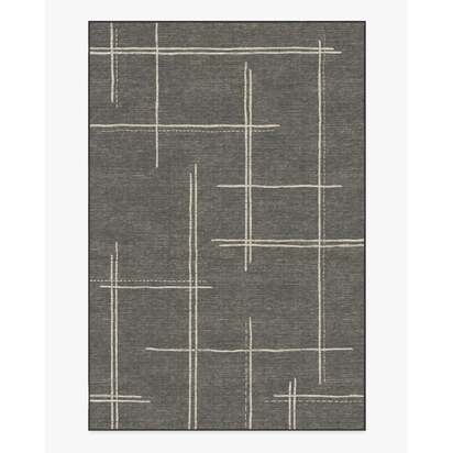 Stellan Charcoal Flatwoven Rug - 185 x 275 cm - Rug + Pad System