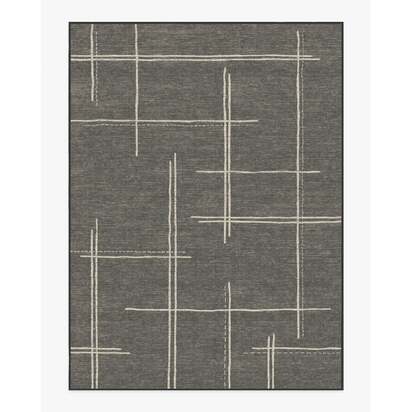 Stellan Charcoal Flatwoven Rug - 275 x 365 cm - Rug + Pad System