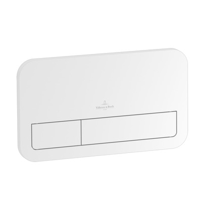 Villeroy & Boch ViConnect Pro 2.0 Frame with Subway 3.0 TwistFlush Rimless Wall Mounted Toilet, White Flush Plate & Soft Close Toilet Seat