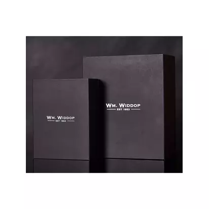 William Widdop Round Analogue Roman Numeral Mantel Clock on Stand, Gold White | H106 x W99 x D52mm