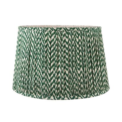 Vienna 35cm Green & White Chevron Shade