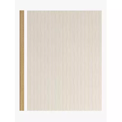 John Lewis Conwy Stripe Wallpaper Putty | W52 x D10.05m