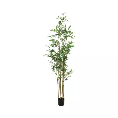Floralsilk Artificial Potted Bamboo Plant, 165cm, Green Green | H165 x W65 x D65cm