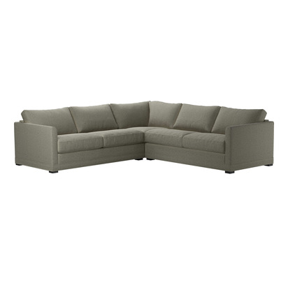 Aissa Medium RHF 2.5 Seat Corner Sofa bed in Rosemary Cross Weave