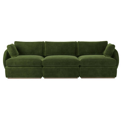 Ren 3 Seat Sofa in Valley Smart Velvet