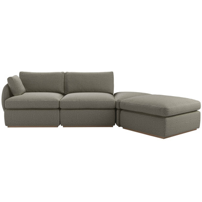 Ren LHF Modular Sofa in Rosemary Cross Weave