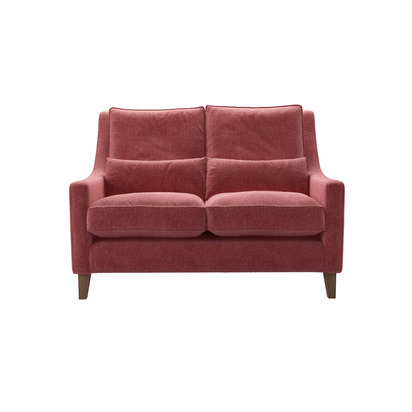High Back Iggy 2 Seat Sofa in Berry Brushstroke