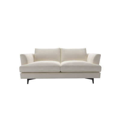 Lars 2 Seat Sofa in Chalk Hygge Smart Linen