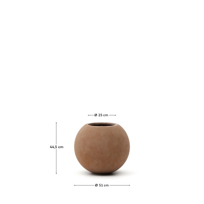 Solna terracotta-effect planter Ã˜51cm