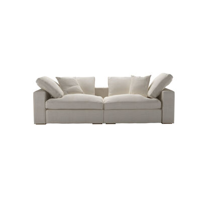 Long Island 2 Seat Sofa in Chalk Hygge Smart Linen