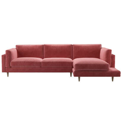 Marco RHF Chaise Sofa in Berry Brushstroke
