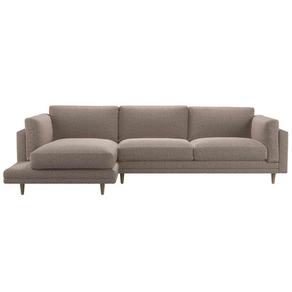 Marco LHF Chaise Sofa in Truffle Cross Weave