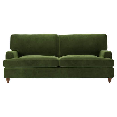 Isla 3 Seat Sofa Bed in Valley Smart Velvet