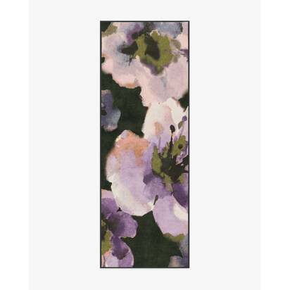 Avril Lavender Flatwoven Rug - 75 x 215 cm - Rug + Cushioned Pad System