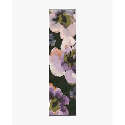 Avril Lavender Flatwoven Rug - 75 x 305 cm - Rug + Cushioned Pad System
