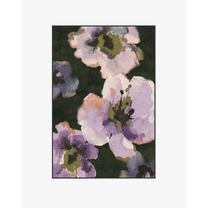 Avril Lavender Flatwoven Rug - 120 x 185 cm - Rug + Cushioned Pad System