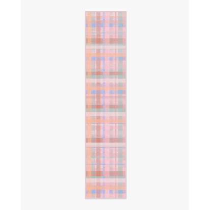 Cora Multicolour Pink Flatwoven Rug - 75 x 365 cm - Rug + Pad System