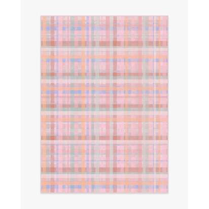 Cora Multicolour Pink Flatwoven Rug - 150 x 215 cm - Rug + Pad System