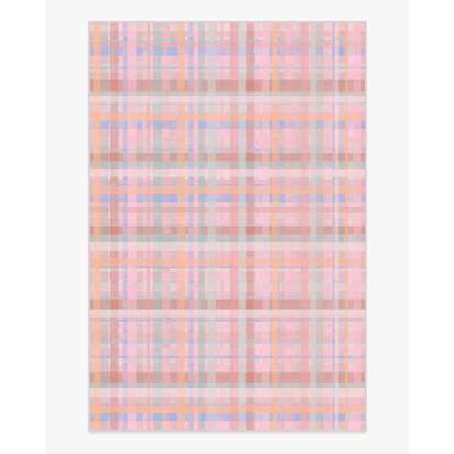 Cora Multicolour Pink Flatwoven Rug - 200 x 290 cm - Rug + Pad System