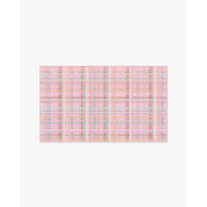 Cora Multicolour Pink Flatwoven Rug - 90 x 150 cm - Rug + Cushioned Pad System