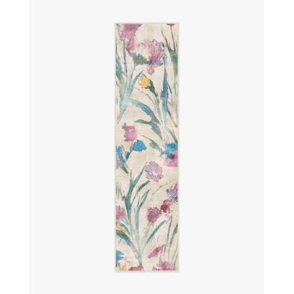 Abeline Multicolour Flatwoven Rug - 75 x 305 cm - Rug + Pad System