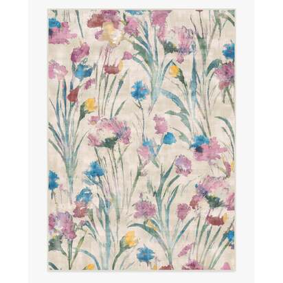 Abeline Multicolour Flatwoven Rug - 305 x 425 cm - Rug + Pad System