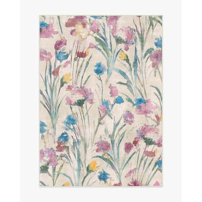 Abeline Multicolour Flatwoven Rug - 150 x 215 cm - Rug + Cushioned Pad System