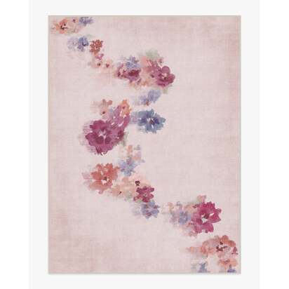 Clara Soft Rose Flatwoven Rug - 275 x 365 cm - Rug + Pad System