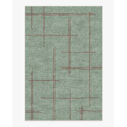 Stellan Sage Flatwoven Rug - 185 x 275 cm - Rug + Pad System
