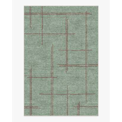 Stellan Sage Flatwoven Rug - 200 x 290 cm - Rug + Pad System