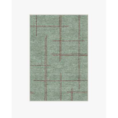 Stellan Sage Flatwoven Rug - 120 x 185 cm - Rug + Cushioned Pad System