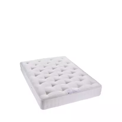 John Lewis Classic Collection 1000 Pocket Spring Mattress, Medium Tension, Double White | H25 x W135 x D190cm