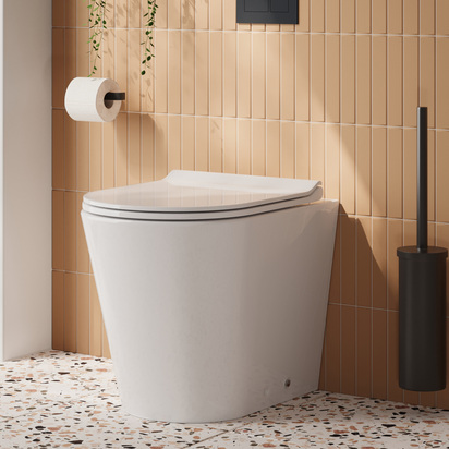 Harbour Acclaim BTW Rimless Toilet & Soft Close Seat