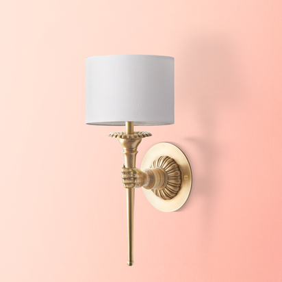 Brighton wall fitting in brass