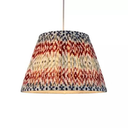 John Lewis Suri Tapered Lampshade Deep Red | H25 x W40 x D40cm
