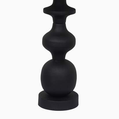 Alden Black Metal Table Lamp | "Black,Ivory"