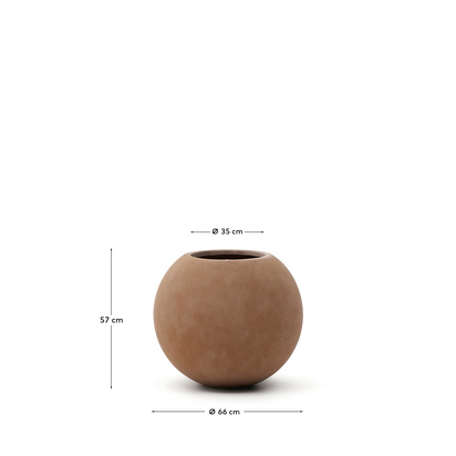 Solna terracotta-effect planter Ã˜66cm