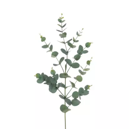 Floralsilk Eco Artificial Eucalyptus Spray, 97cm, Green Green | H97 x W24 x D24cm