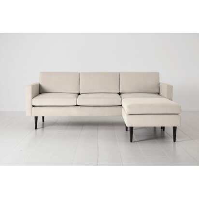Model 01 3-Seater Right Chaise Sofa Bone from Swyft