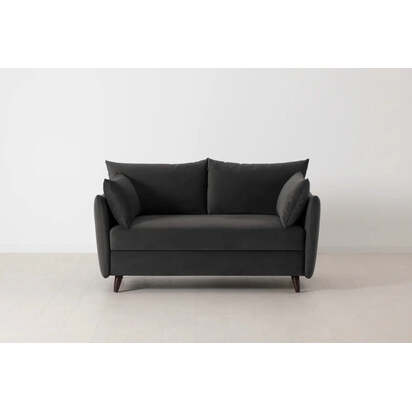 Model 08 2-Seater Sofa Bed Charcoal from Swyft