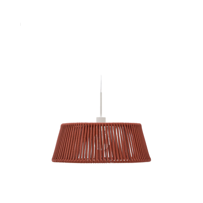 Aldet ceiling lampshade in terracotta mottled rope cord Ã˜46cm