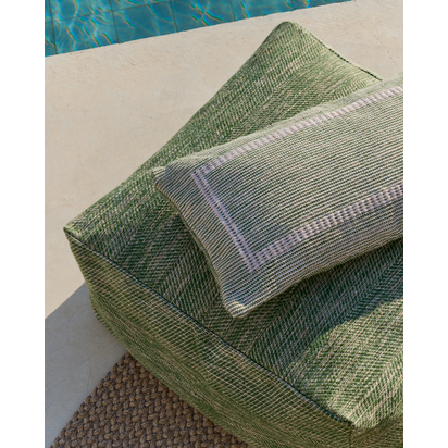 Cushion cover Narelle 100% PET green 30 x 50 cm
