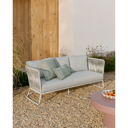 Cushion cover Narelle 100% PET green 30 x 50 cm