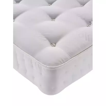 John Lewis Classic Collection 1000 Pocket Spring Mattress, Medium Tension, Double White | H25 x W135 x D190cm
