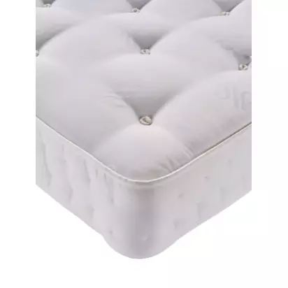 John Lewis Classic Collection 1000 Pocket Spring Mattress, Medium Tension, Small Double White | H25 x W120 x D190cm